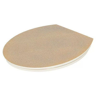 WC sedátko Golden Glitter, duroplast, zlatá/bílá, s tlumeným zavíráním - A WC sedátko Golden Glitter, duroplast, zlatá/bílá, s tlumeným zavíráním - A